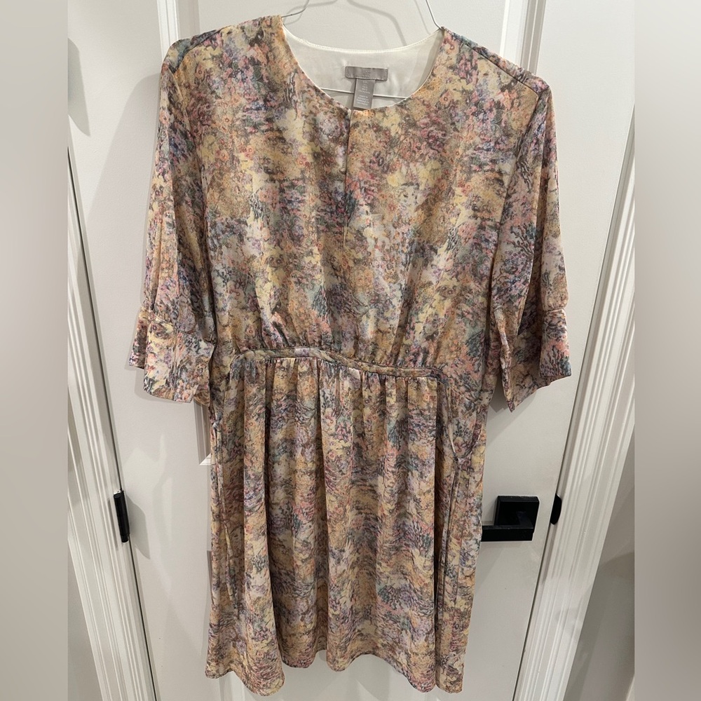 H&M Multicolor Floral Abstract Dress